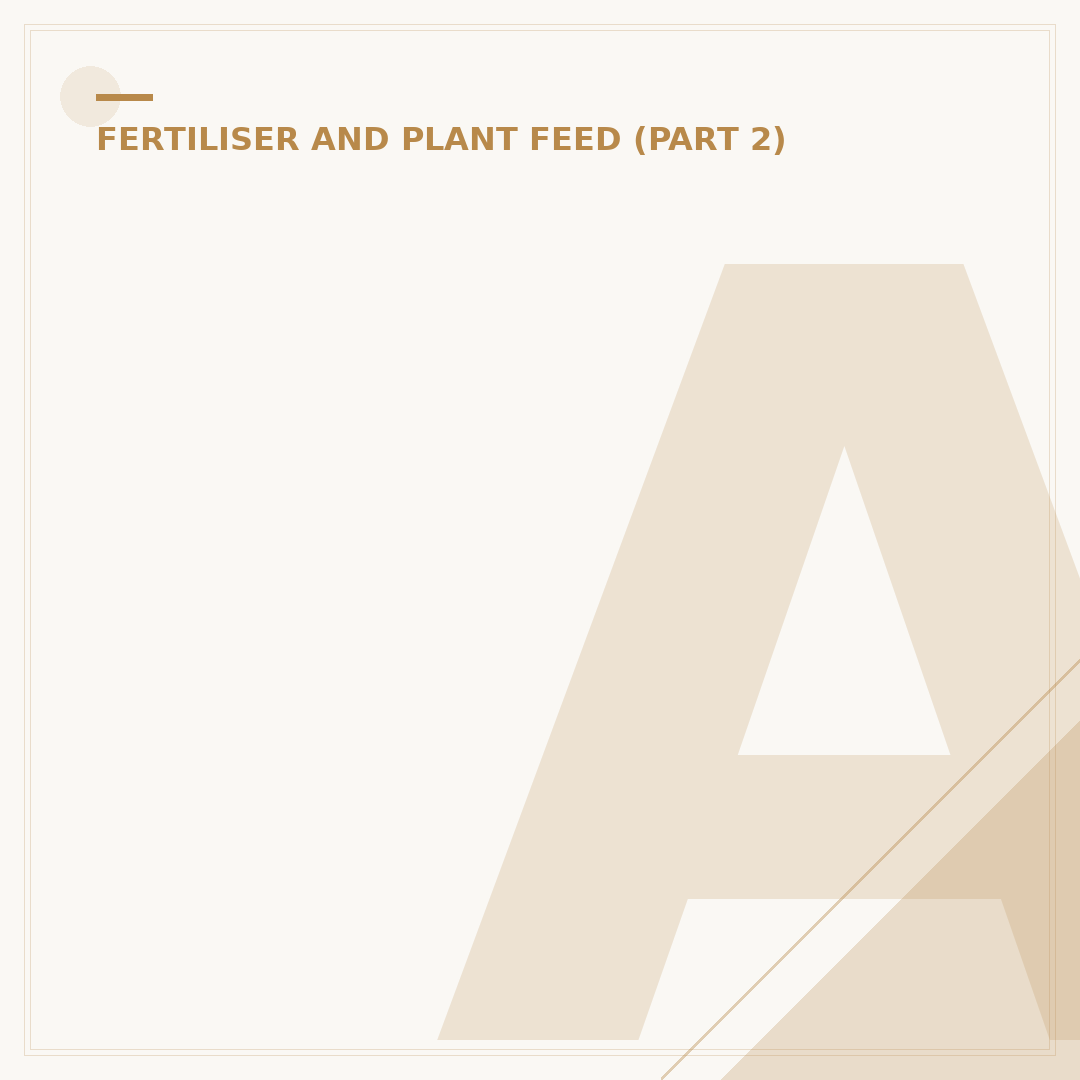 Acid Fertiliser: Lowering Soil pH for Plants