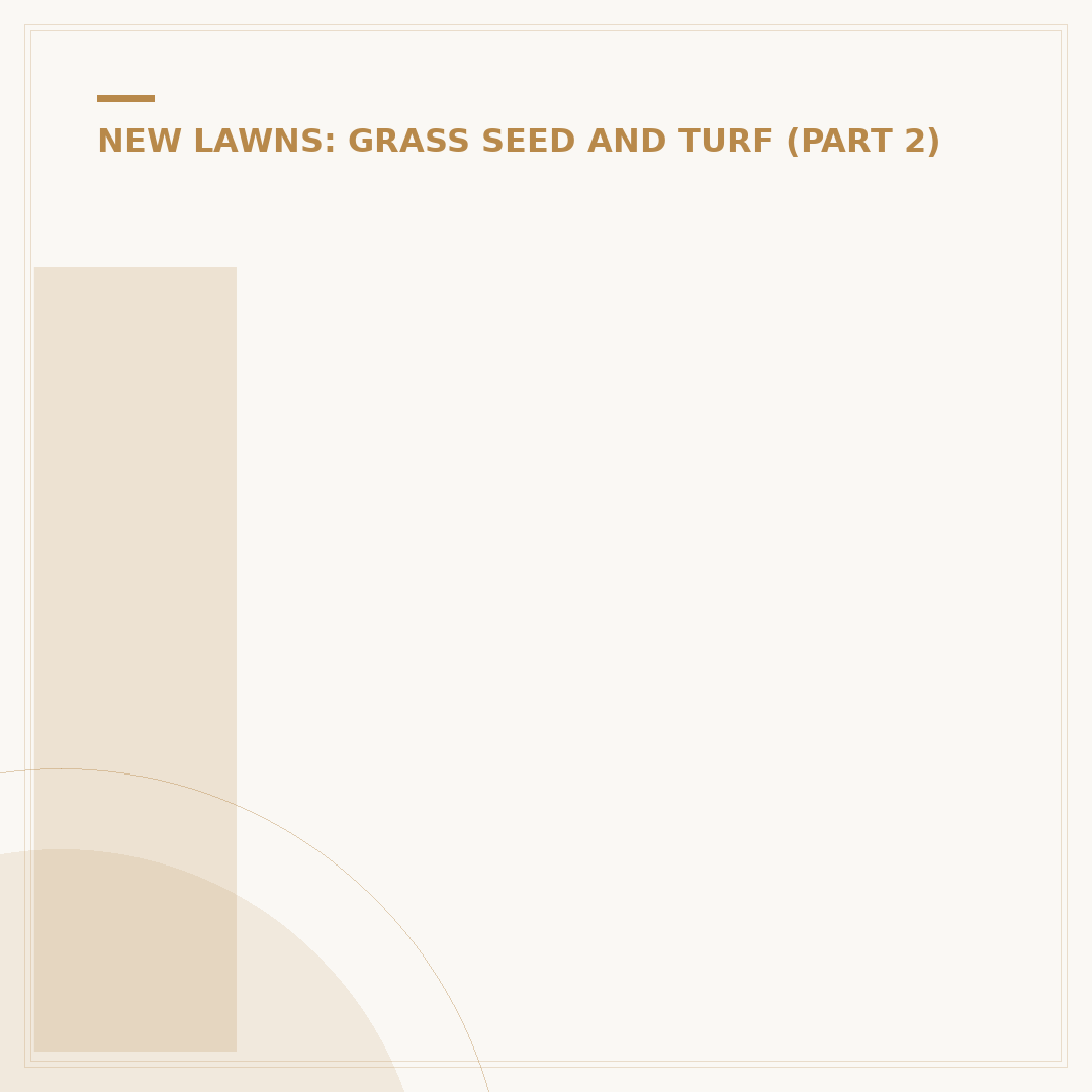 Is Autumn The Best Time Of Year For Laying Turf?
