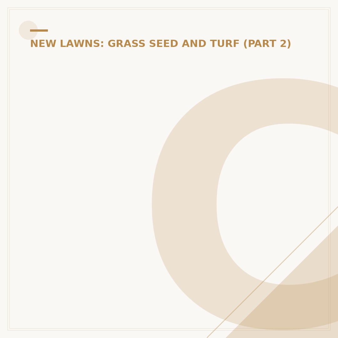 Cold Start Grass Seed: What It Is & How To Use It