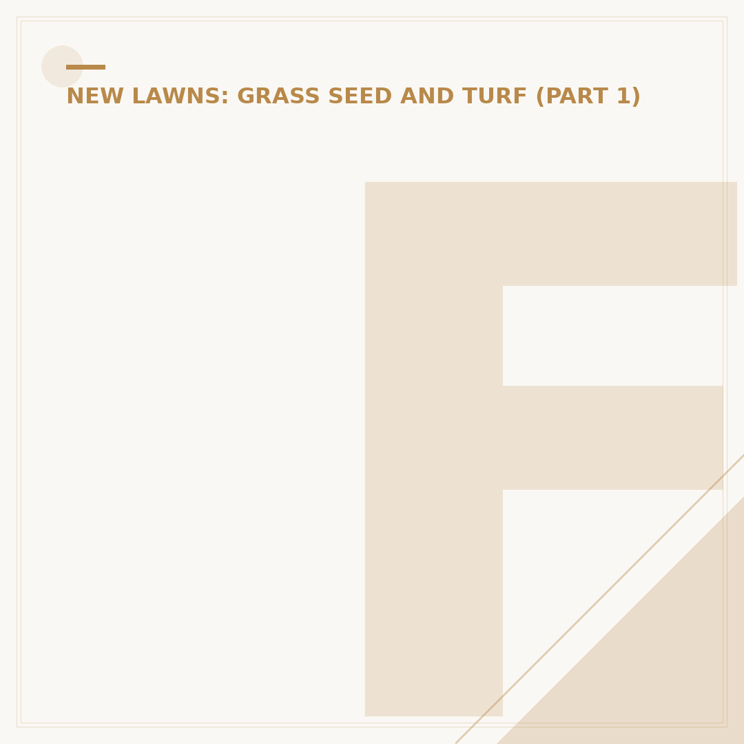 Fast Growing Lawn Seed: Quicker Greener Grass