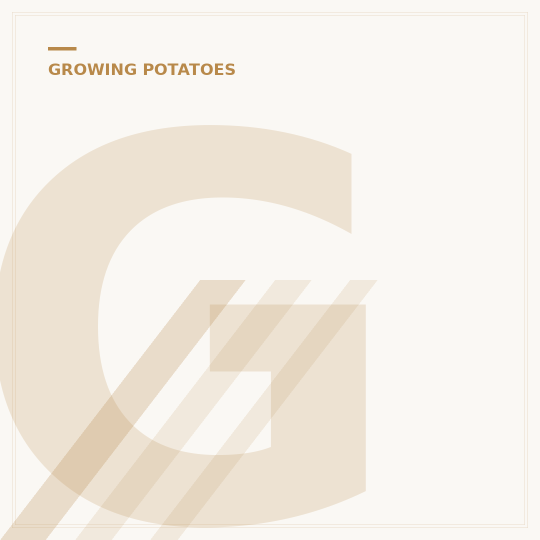 Grow Your Own Potatoes