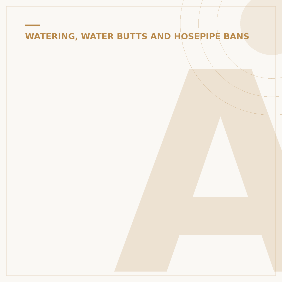Are We On a Hosepipe Ban? How to Check Your Area