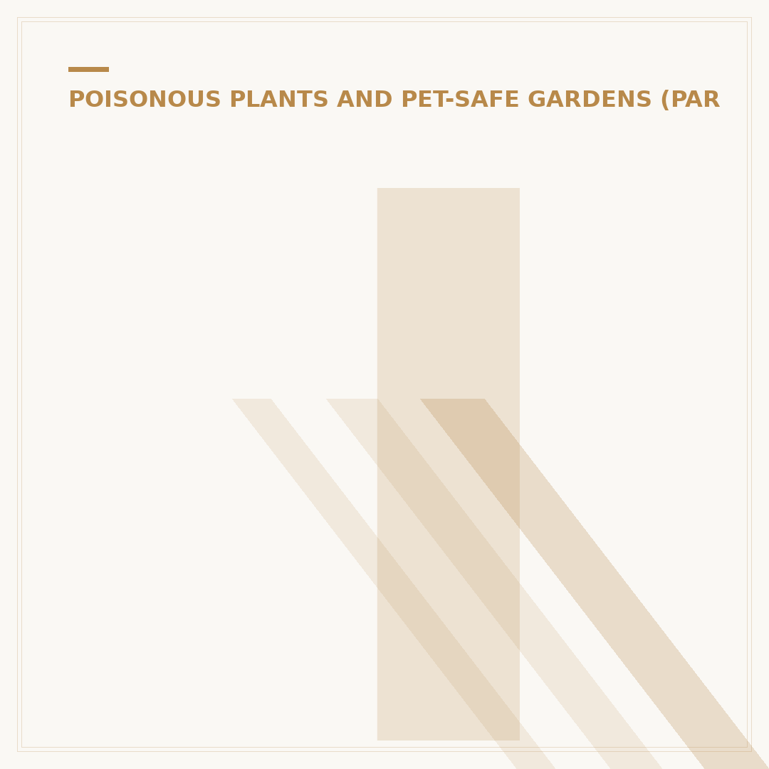 Indoor Plants Not Poisonous to Dogs