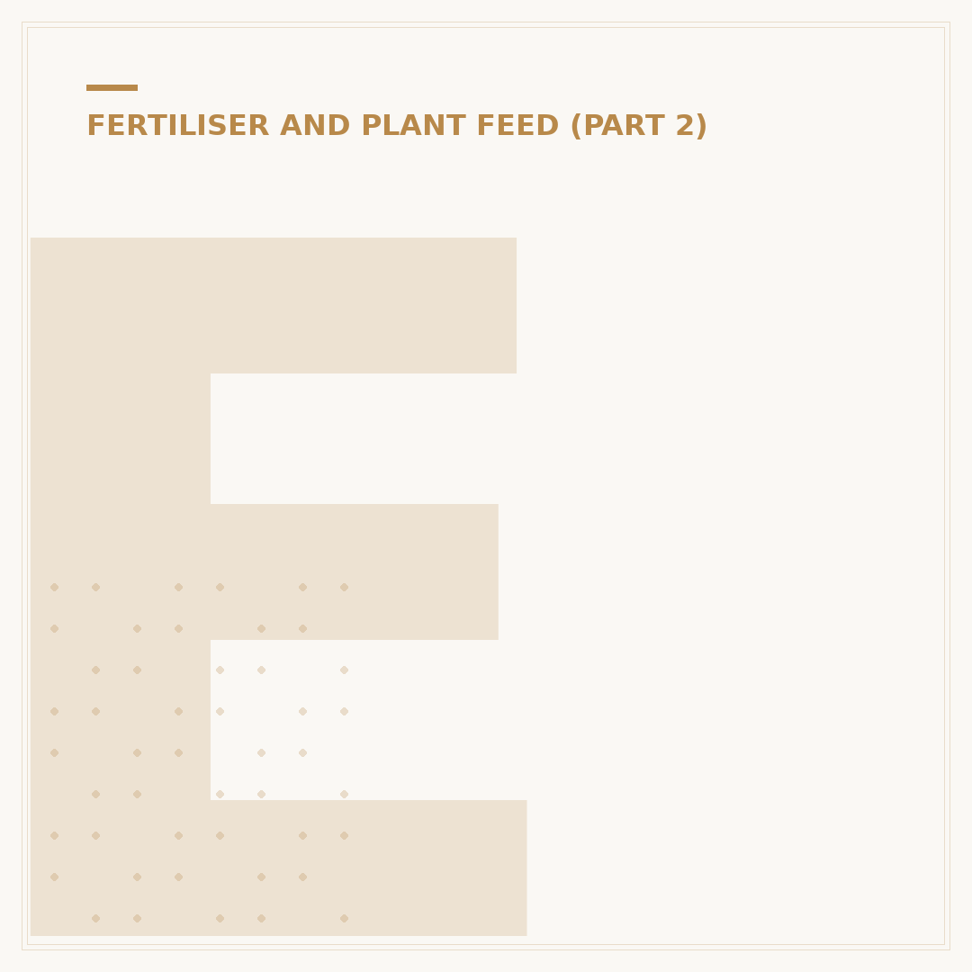 Exploring All Kinds of Fertilizer for Healthier Plants