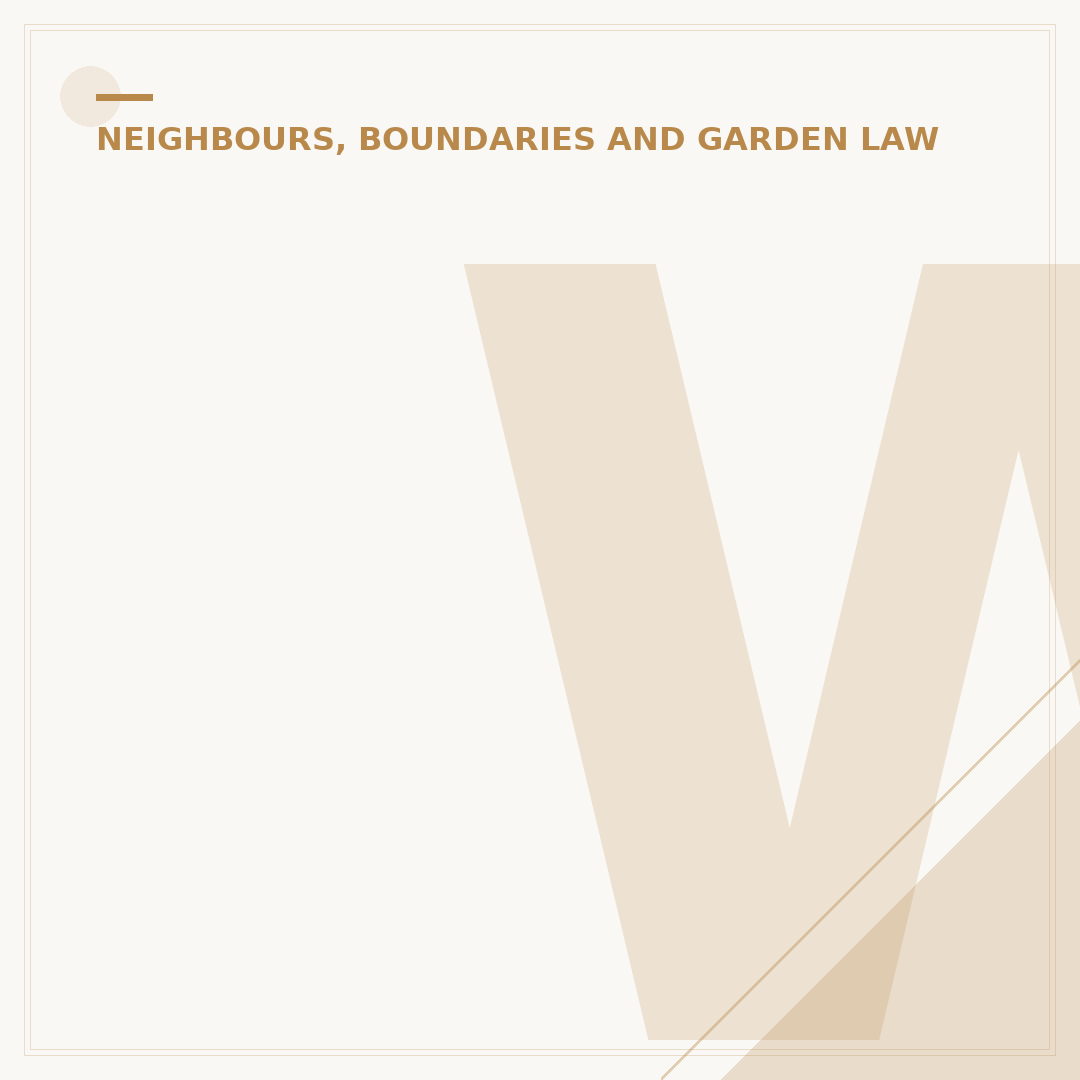 What is the Law on Boundary Hedges UK?