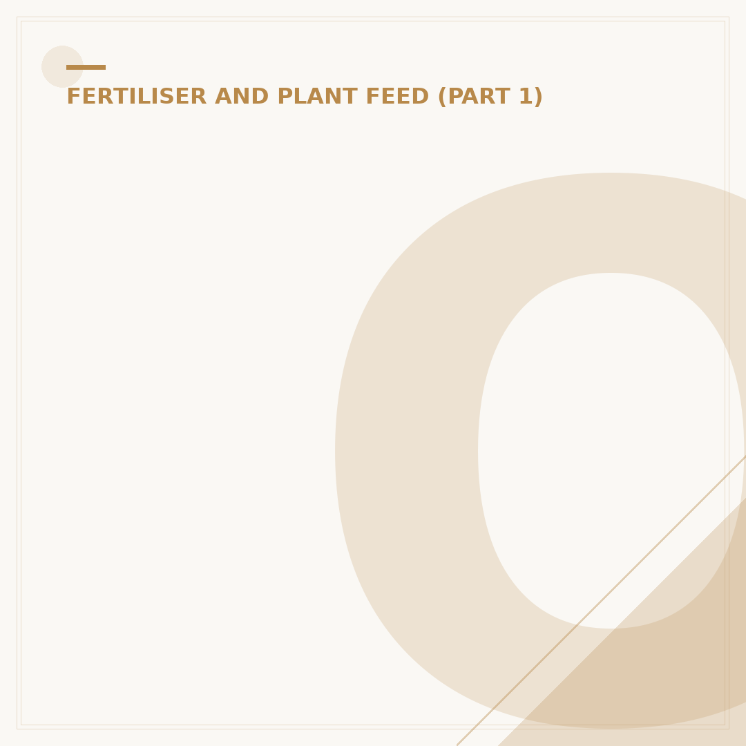 Orchid Plant Fertilizer