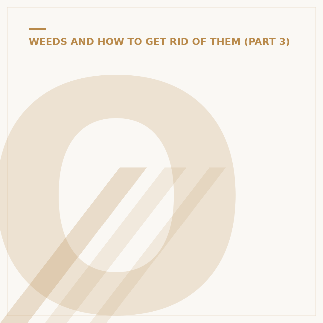 Ozu Floating Weeds: Identification and Control