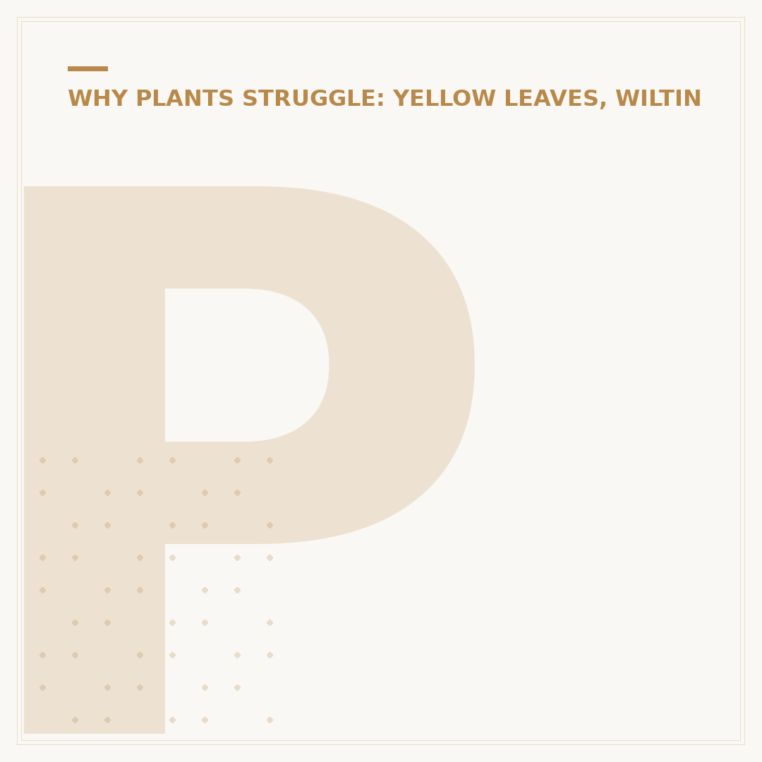 Plant Wilting: Causes and How to Revive Your Plants