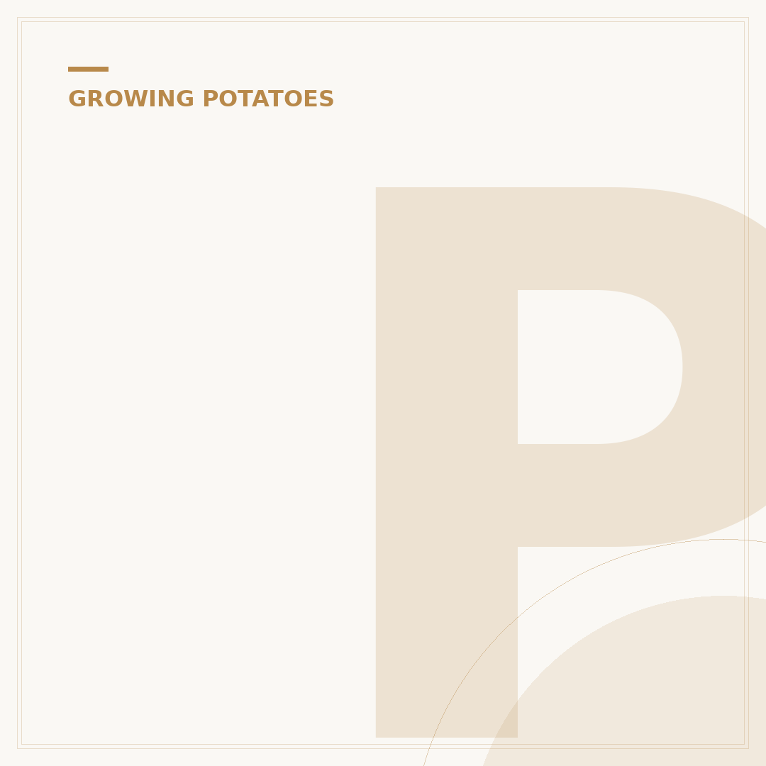 Planting First Earlies: When and How to Grow Potatoes