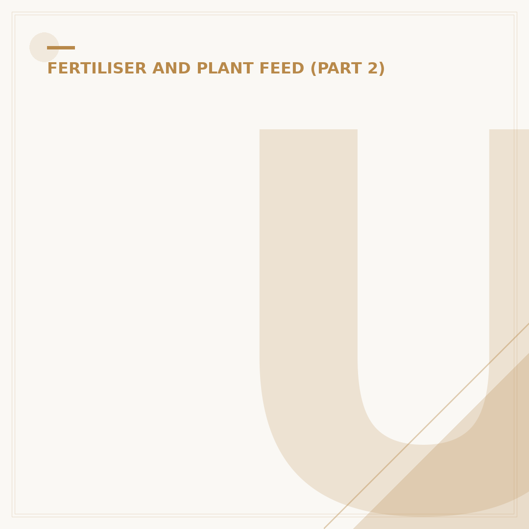 Understanding the Process of Fertilizer Production