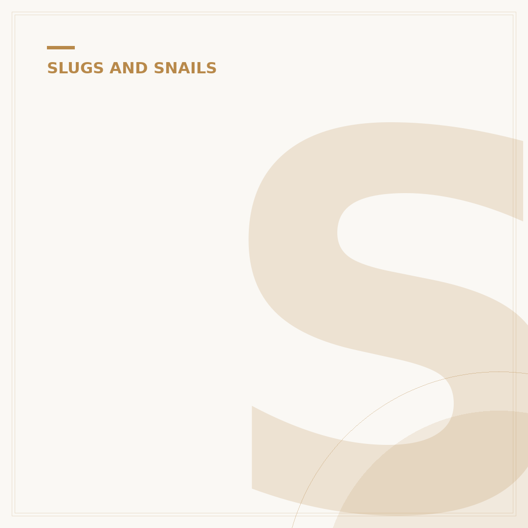 Slug Pellets: Effective Control and Safer Alternatives
