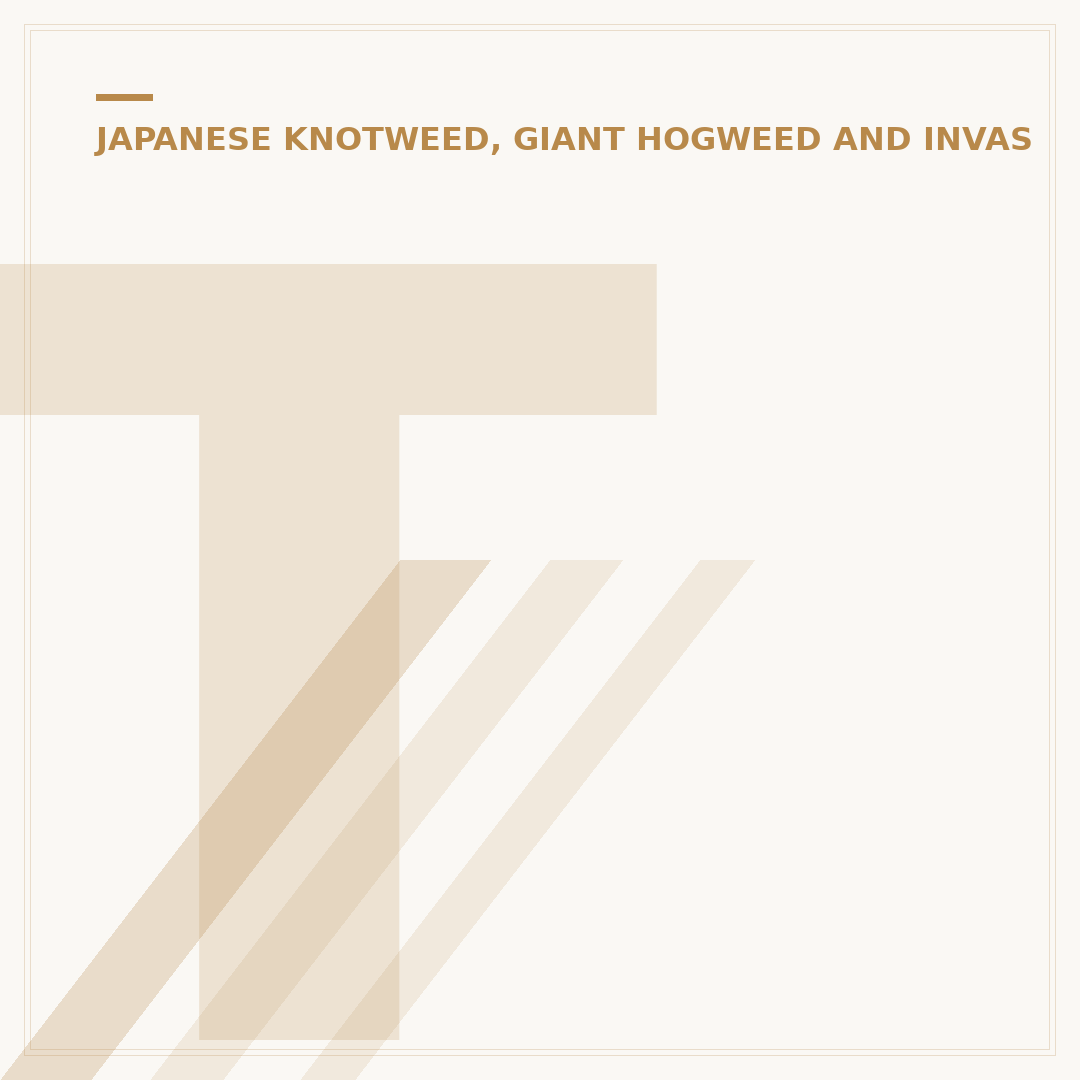 Treating Japanese Knotweed: Control and Eradication Options