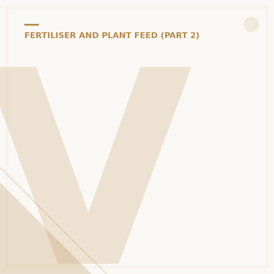 Veggie Fertilizer: Feeding Your Vegetable Patch