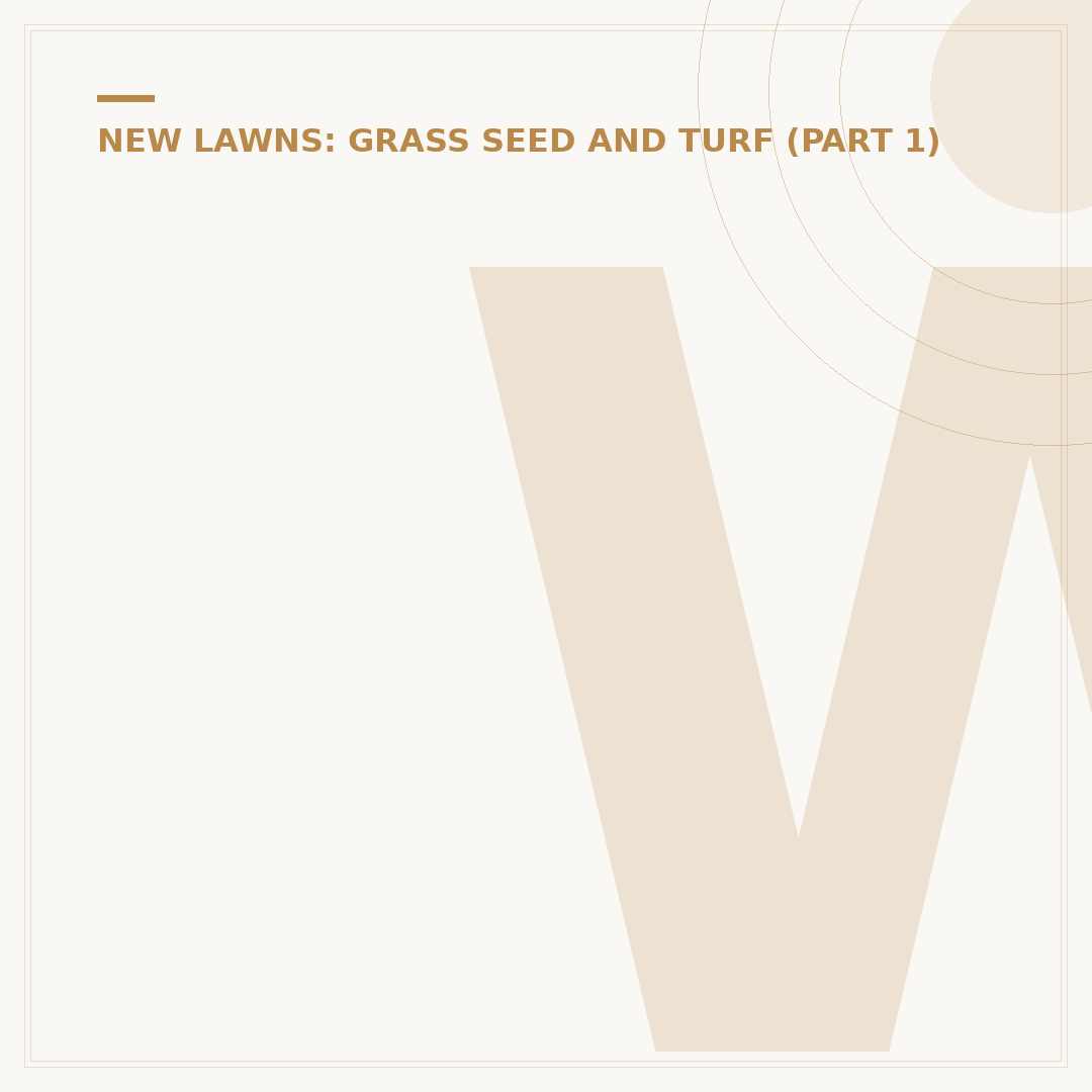 When to Mow New Turf