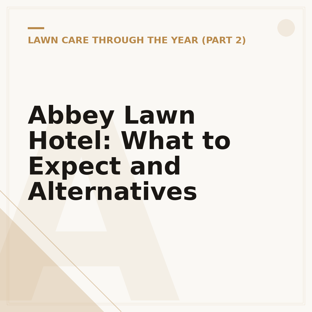 Abbey Lawn Hotel: What to Expect and Alternatives