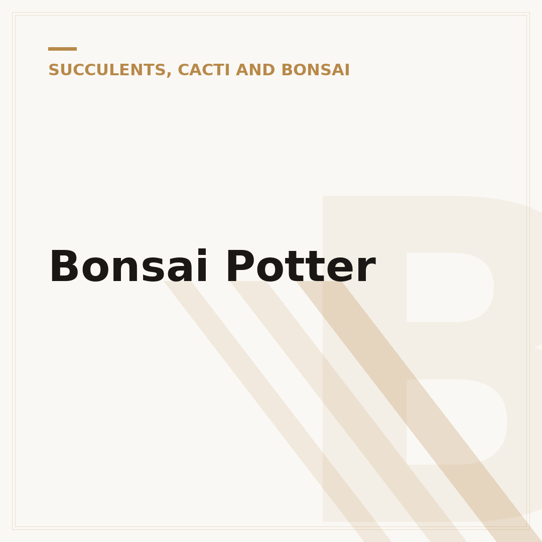 Bonsai Potter