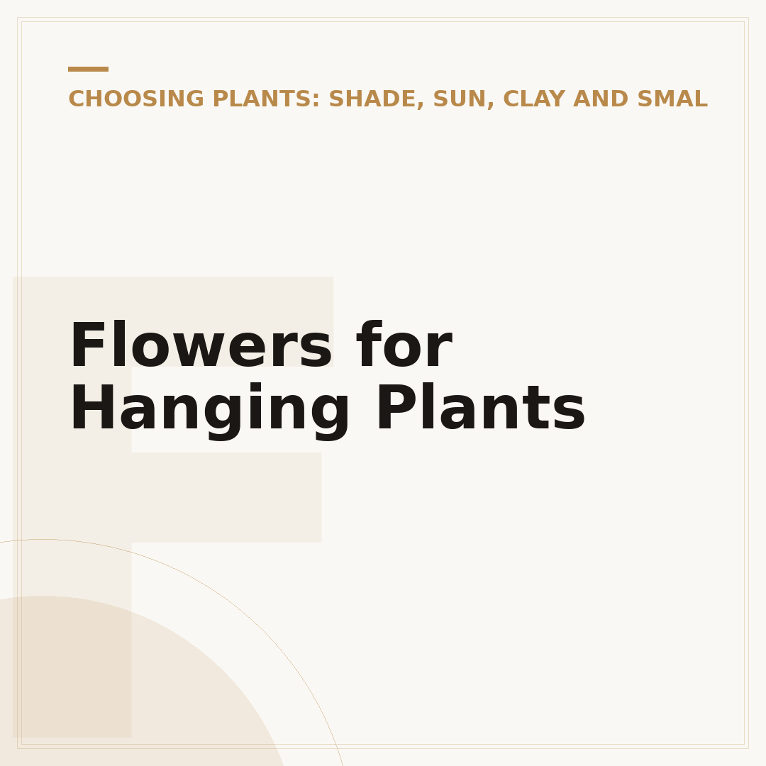 Flowers for Hanging Plants