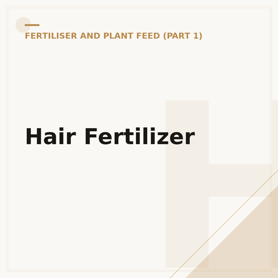 Hair Fertilizer