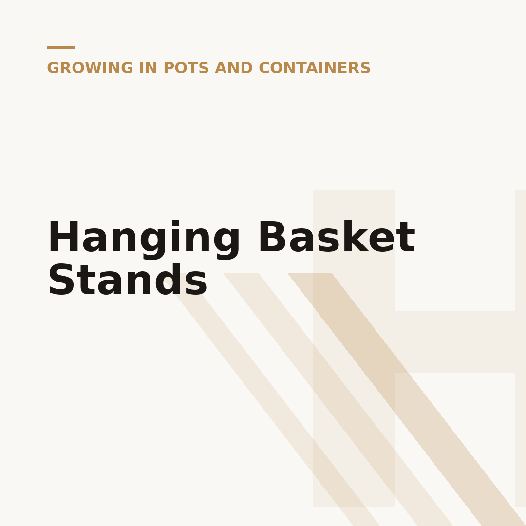 Hanging Basket Stands