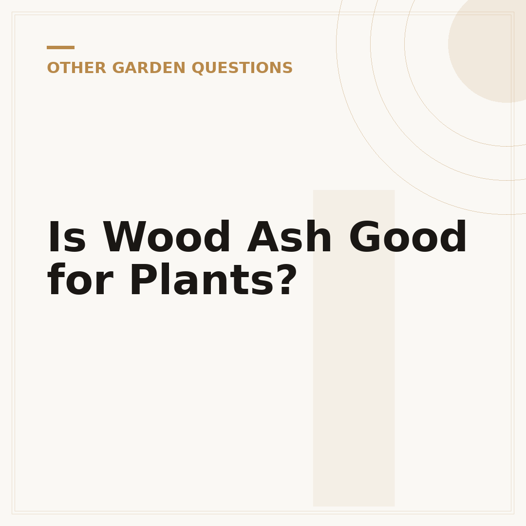 Is Wood Ash Good for Plants?