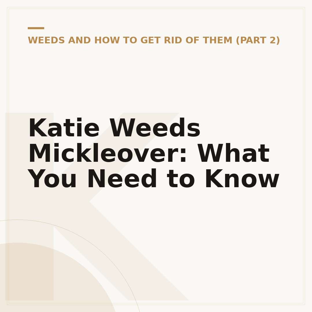 Katie Weeds Mickleover: What You Need to Know