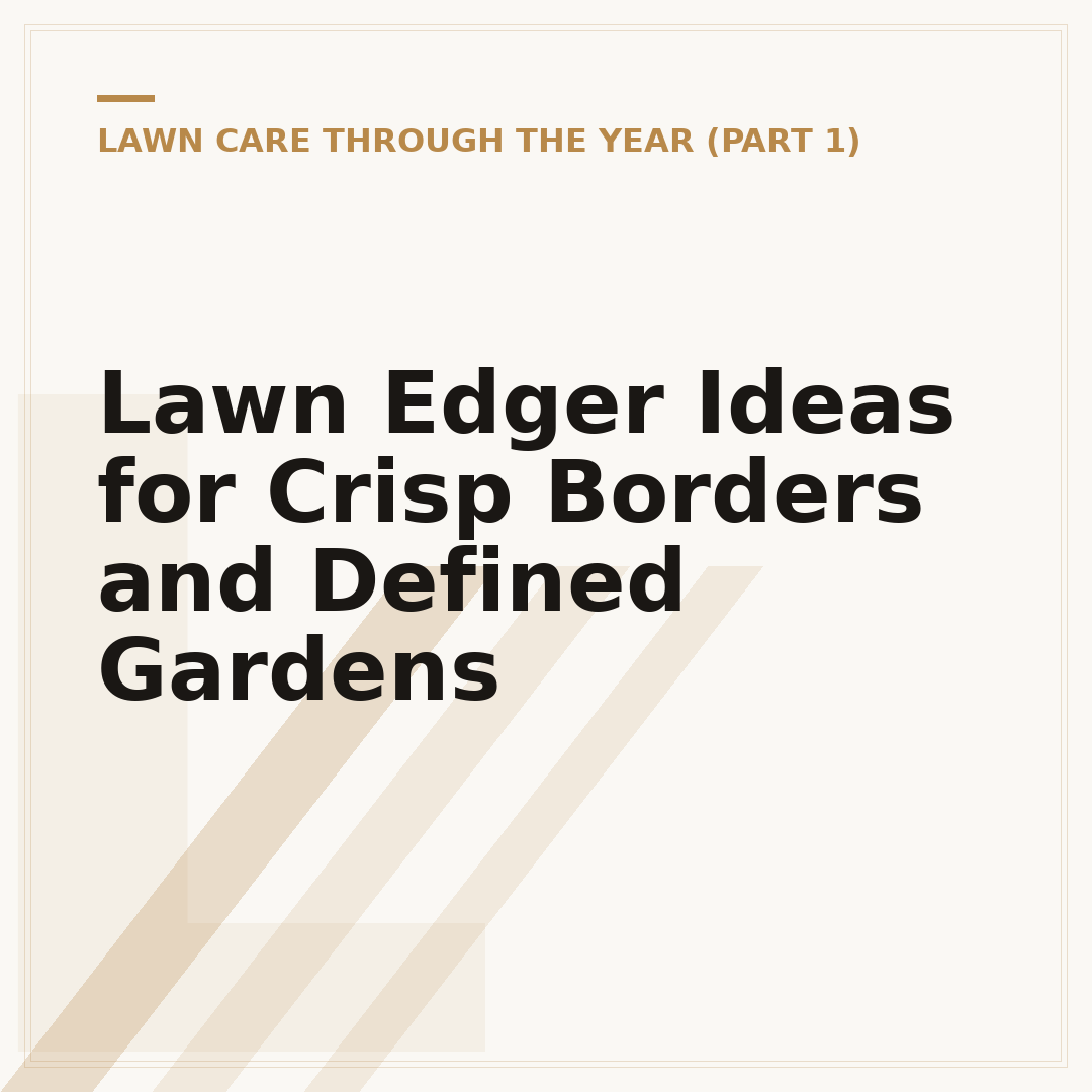 Lawn Edger Ideas for Crisp Borders and Defined Gardens