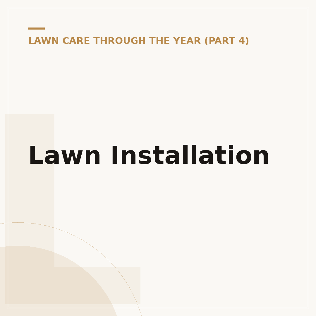Lawn Installation