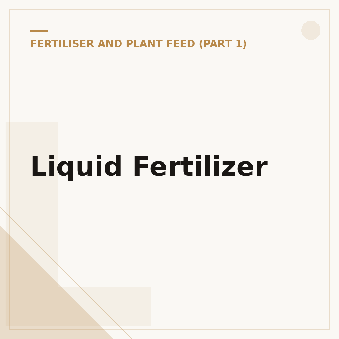 Liquid Fertilizer
