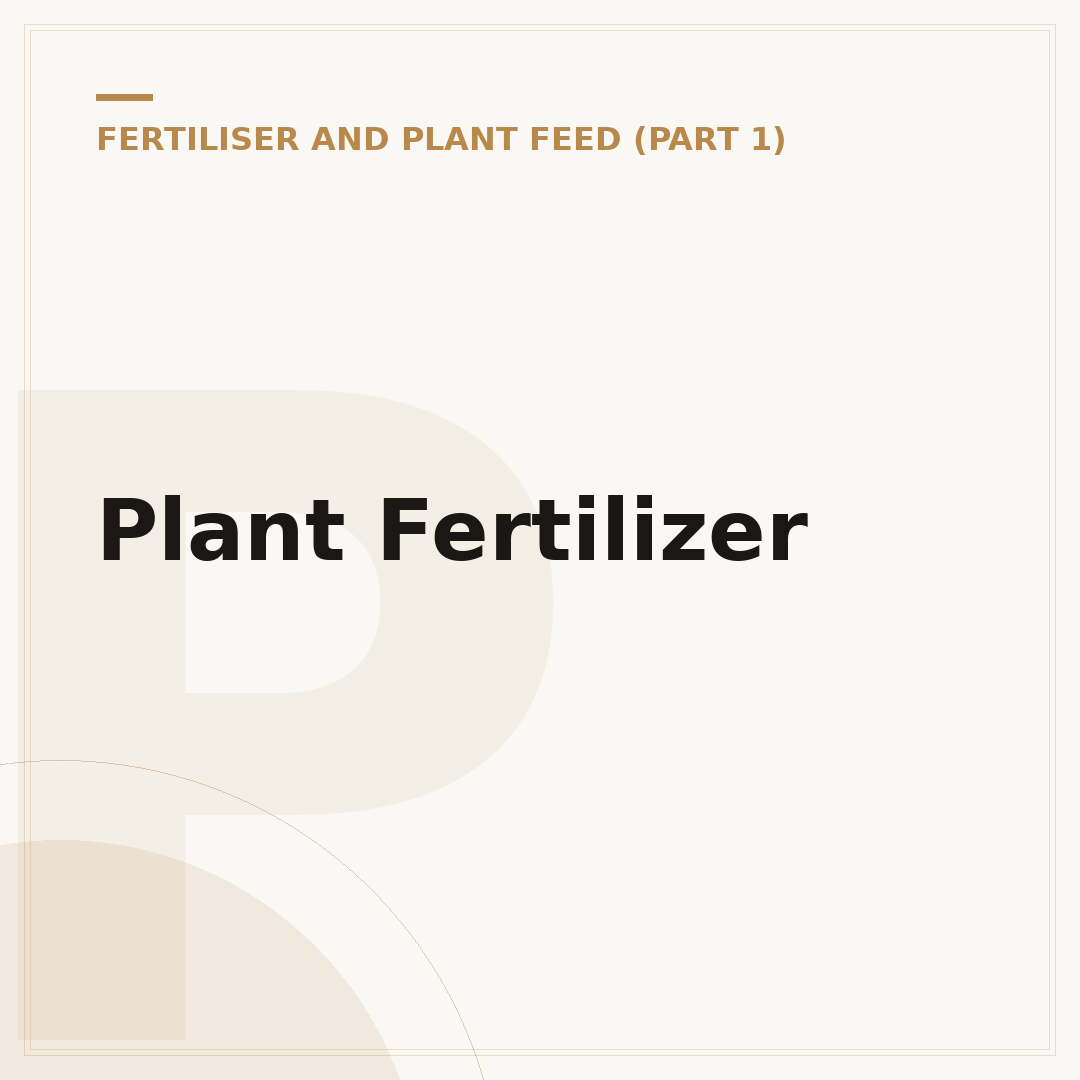 Plant Fertilizer