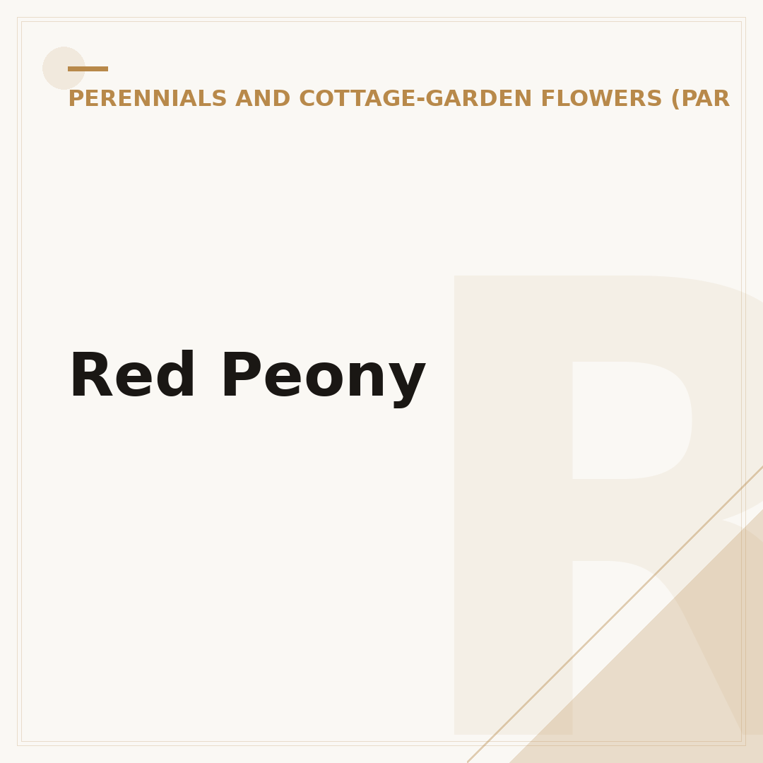 Red Peony
