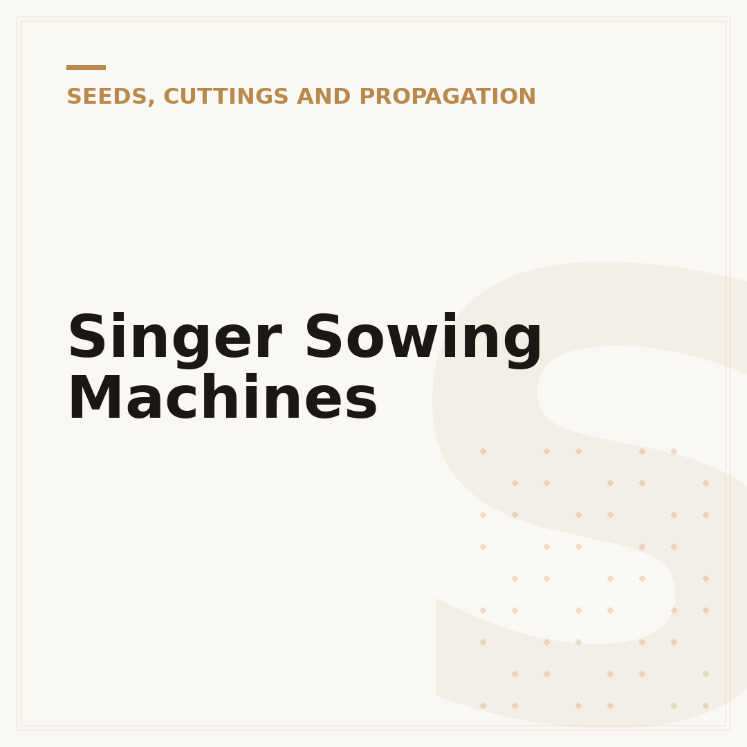 Singer Sowing Machines