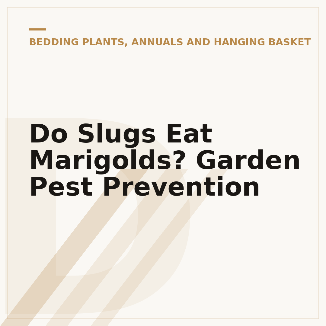 Do Slugs Eat Marigolds? Garden Pest Prevention