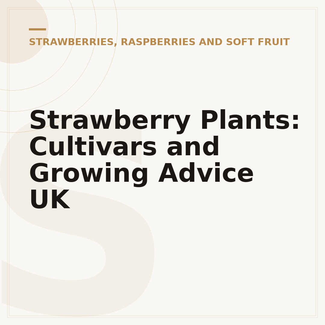 Strawberry Plants: Cultivars and Growing Advice UK
