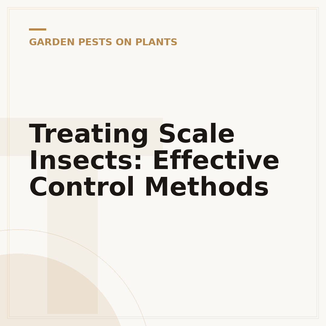 Treating Scale Insects: Effective Control Methods
