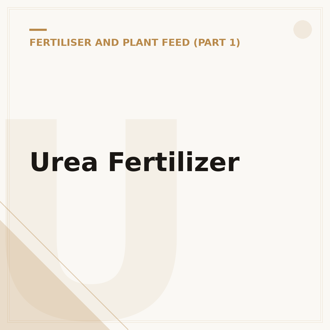 Urea Fertilizer